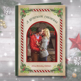 Unique Create Your Own Storybook Photo Christmas Holiday Card