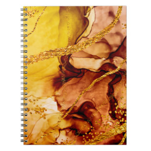 Unique creativity. Art&Gold. Inspired by the Sky. Notebook