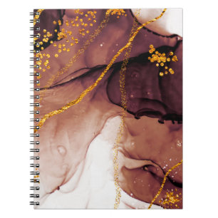 Unique creativity. Art&Gold. Inspired by the Sky. Notebook