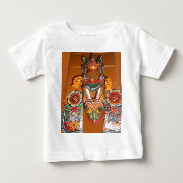 Unique Cultural Art - Sri Lankan/Indonesian Design Baby T-Shirt (Front)