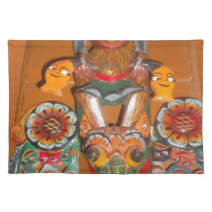 Unique Cultural Art - Sri Lankan/Indonesian Design Cloth Placemat