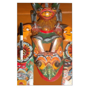 Unique Cultural Art - Sri Lankan/Indonesian Design Dry-Erase Board