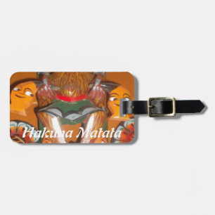 Unique Cultural Art - Sri Lankan/Indonesian Design Luggage Tag