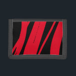 Unique Custom Black & Red Trifold Wallet<br><div class="desc">Unique Custom Black & Red Trifold Wallet - Personalize and customize this cool customizable black and red trifold wallet for him or her. Great gift for everyone,  including yourself. Enjoy.</div>