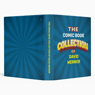 Unique Custom Collector's 3 Ring Binder