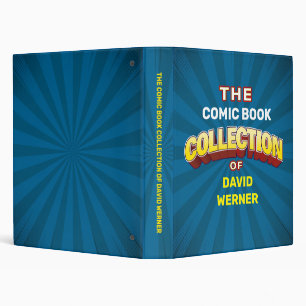 Unique Custom Collector's 3 Ring Binder