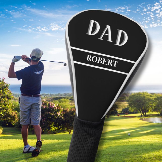 Unique Custom DAD Personalized with Name Golf Head Cover (Creator Uploaded)