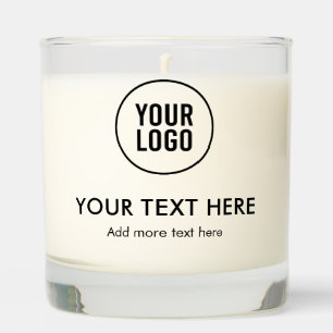 Unique Custom Logo Candle for Business & Events