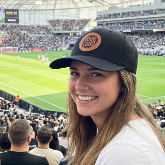 Unique Custom Logo Leather Patch Hat