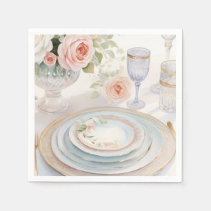 Unique Custom Magazine Style Wedding  Napkins