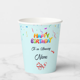 Unique Custom Paper Cups for Birthday Parties