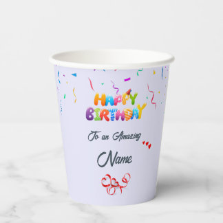 Unique Custom Paper Cups for Birthday Parties