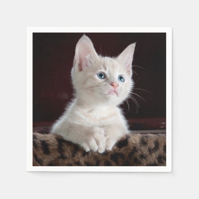 Unique Custom Photo Napkins (Front)