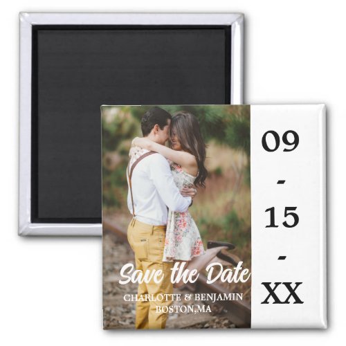  Unique Custom Photo Wedding Save The Date  Magnet