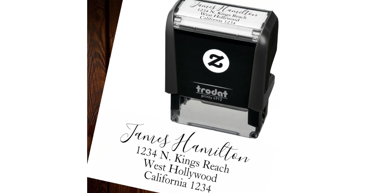 Custom Signature Stamp - Self Inking Personalized Signature Stamp | Great  for Signing Documents | Stamp Will Provide Thousands of Impressions