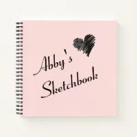 Sketchbook for kids notebook, Zazzle