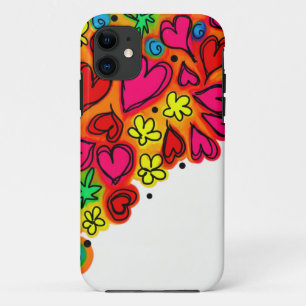 Unique Cute Heart Pattern iPhone 11 Case