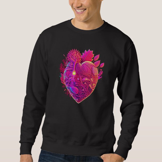 Unique Cute Hyper maximalist Realism Valentines Da Sweatshirt (Front)