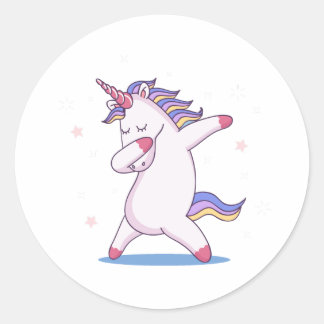 Unique Cute Unicorn Dabbing Sticker
