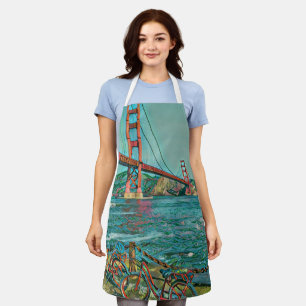 Unique cyclist gifts apron