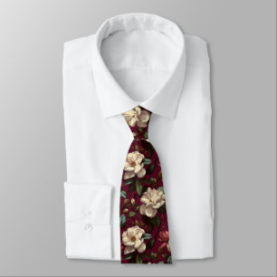 Unique Dads Fathers Day Gifts Gardenias Neck Tie