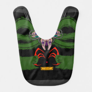 Unique Dark Art Monster Baby Bodysuit Bib