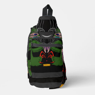 Unique Dark Art Monster Baby Bodysuit Sling Bag