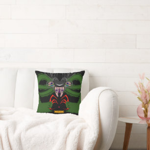 Unique Dark Art Monster Baby Bodysuit Throw Pillow