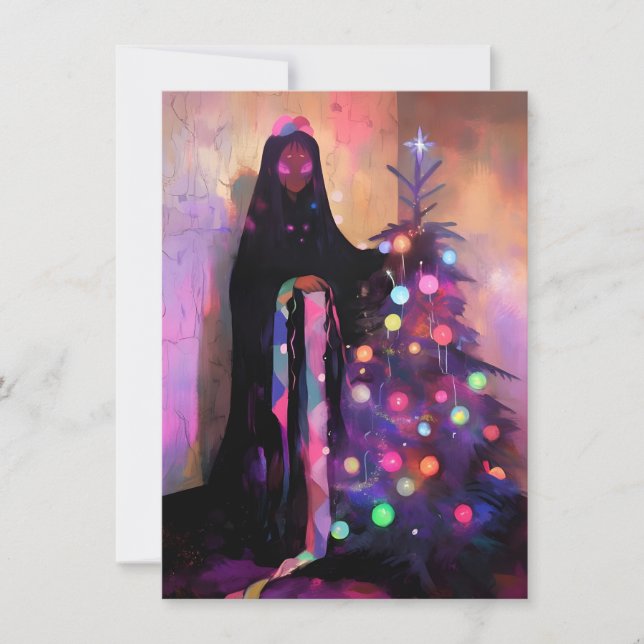 Unique Dark Christmas Cards (Front)