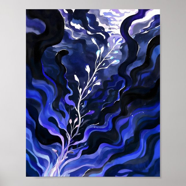 unique dark colors poster (Front)