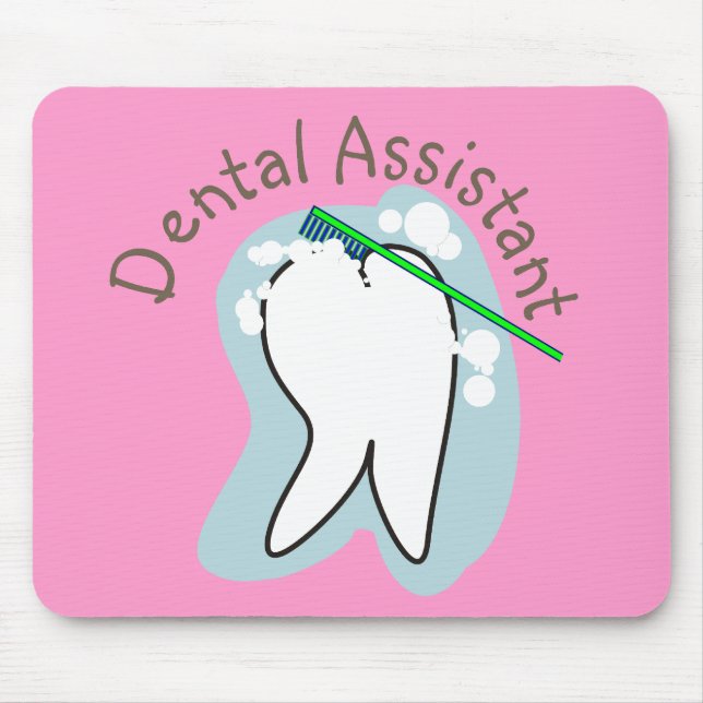 Unique Dental Assistant Gifts Mouse Pad (Front)
