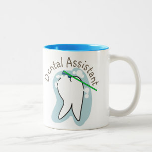 Unique Dental Assistant Gifts Two-Tone Coffee Mug