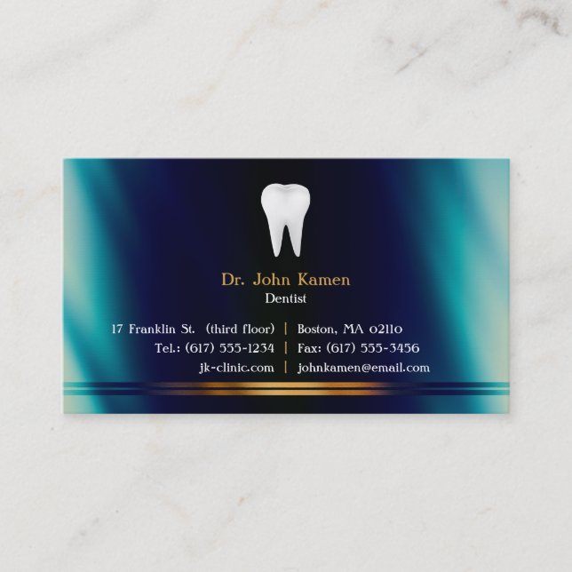 Unique Dental | Medical Business Card (Front)