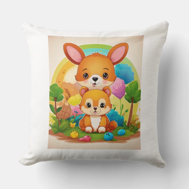 Unique desgnes by RIVA_FASHIOSTORE Throw Pillow (Front)