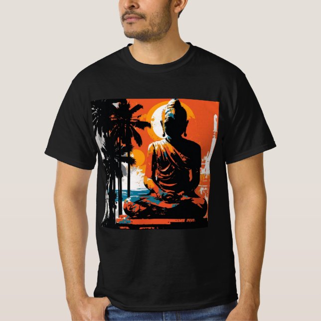 Unique design abstract t-shirt (Front)