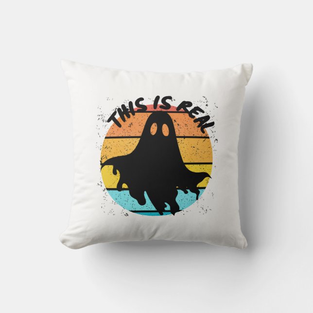 unique design hallowen  throw pillow (Front)