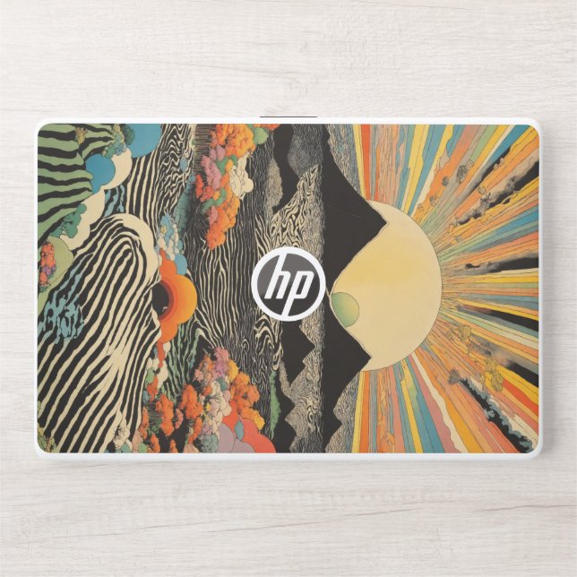 Unique design hp laptop cases HP laptop skin (Front)