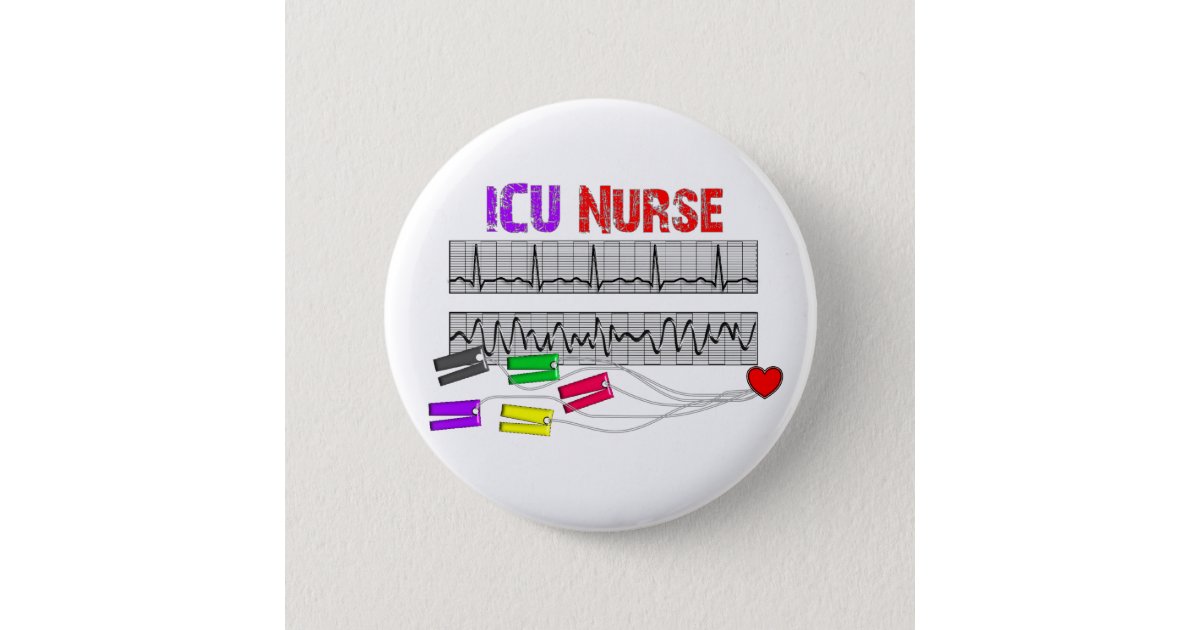 Unique Design ICU Nurse Gifts Button