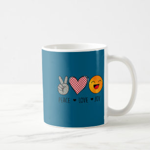 Unique Design Peace Love Joy Hapness Motivational  Coffee Mug
