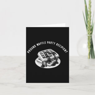 Unique Design Severance Waffle Party Recipient For Card