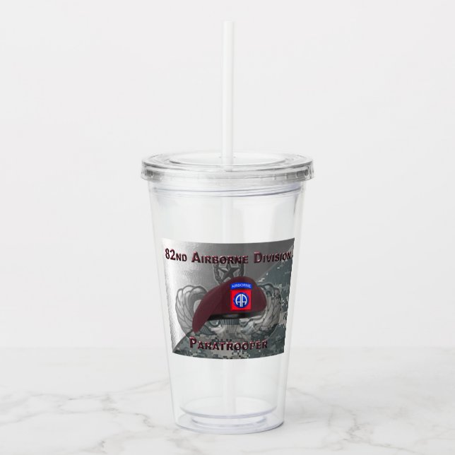 Unique Designed 82nd Airborne Gift Tumbler (Front)