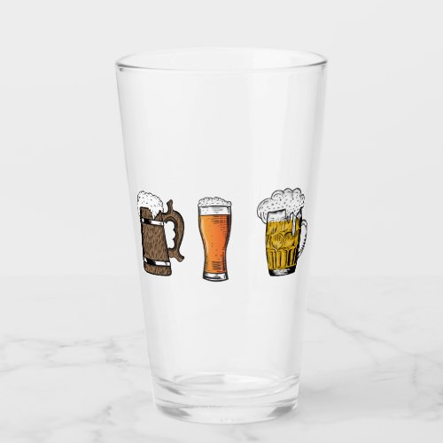 Unique designs beer glass cup