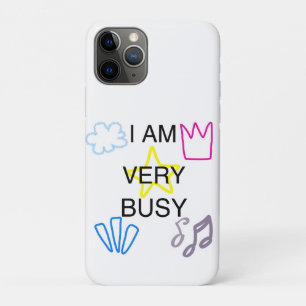 Unique Designs Iam Very Busy iPhone 11 Pro Case