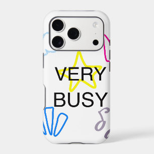 Unique Designs Iam Very Busy iPhone 17 Pro Case