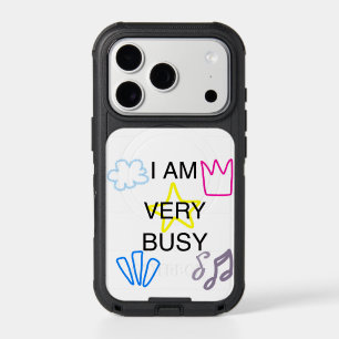 Unique Designs Iam Very Busy iPhone 17 Pro Case