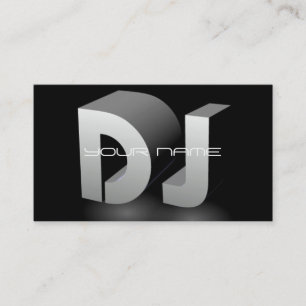 Unique DJ Business Card