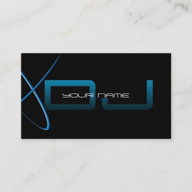 Unique DJ Business Card (Front)