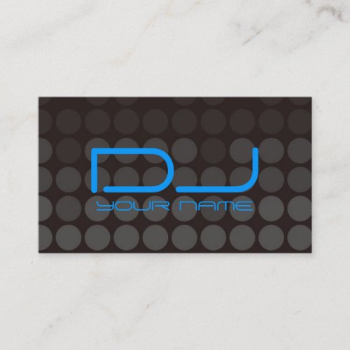 Unique DJ Business Card