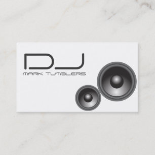 Unique DJ Business Card