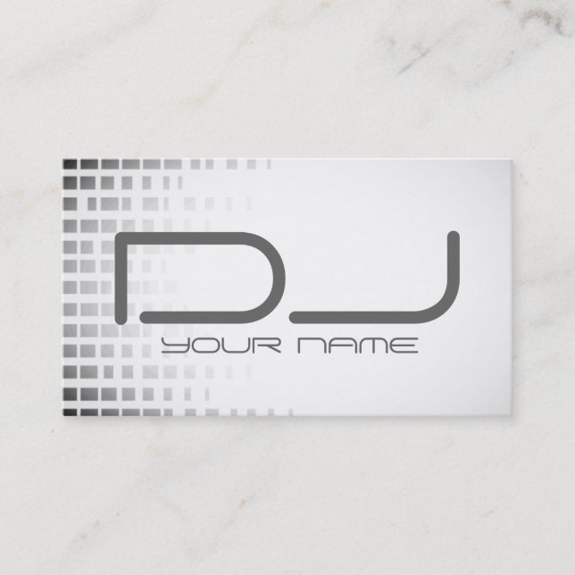 Unique DJ Business Card (Front)